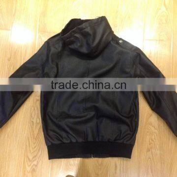 Man pu Leather Jacket #PL8675 photo-2