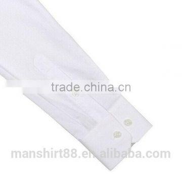 Spread Collar 100% Cotton Business Men Shirt Long Sleeve Shirt for Men photo-3