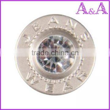 Metal Jeans Buttons With Stone Custom Jeans Button High Qualiity Button photo-3