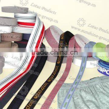 Customized Elastic Tape, Colorful Elastic Webbing