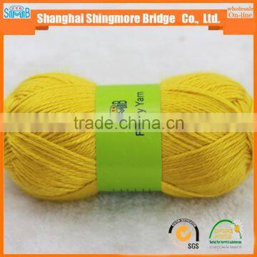 OEKO-Tex Standard Knitting Yarns China Supplier Cheap Sale Solid Dyed Acrylic Yarn for Knitting Sweater photo-2