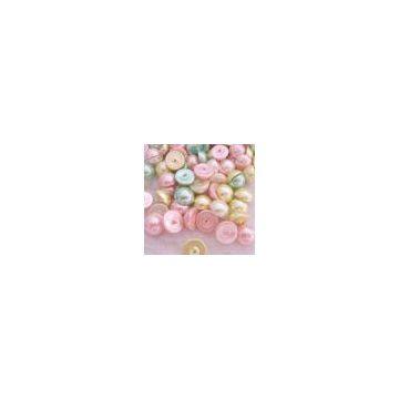 half round plastic pearl
