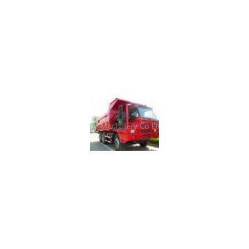 HOVA 60 Ton 6x4 Mining Heavy Duty Dump Truck for Transport , Red