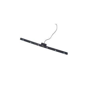 Magnet conduction light bar aluminum light bar with high power LEDs and lens light distribution rotatable linear light tool free mounting detachable rigid strip light display light