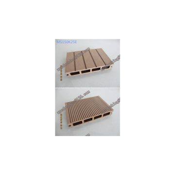 Wood Plastic Outdoor Hollow Decking timber