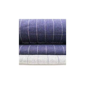 Thin Stripe Heather Look Soft Hand Flannel