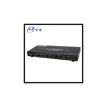1.4V HDMI matrix switch 4x4 with RS232