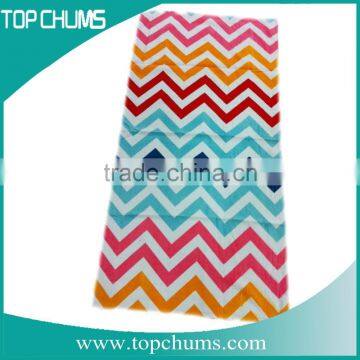 PromotionalPrinted foldable chevron print totes bag,chevron beach bag