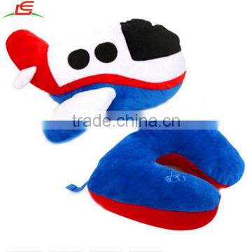 Custom stuffed plush toy 2 in 1 change into U pillow