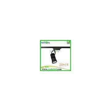 Black body high power high lumen COB 20W gallery track light led