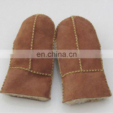 Men women winter mittens sheep fur mittens for skiing/motorcycle