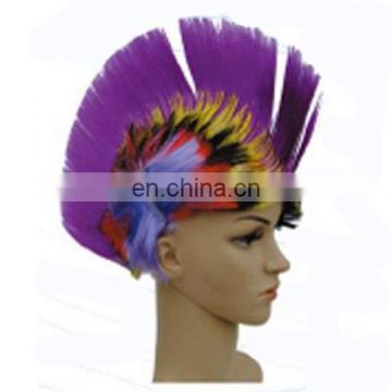 MPW-0518 Football fans sport team supporter cheering Wholesale Mohawk punk wig