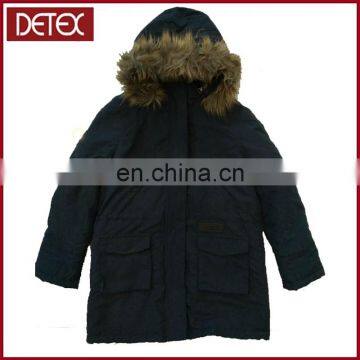 Detachable Fur Lining Raccoon Fur Hood Parka Heated Kids Jacket