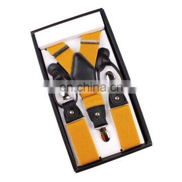 High quality Men's pants braces suspenders Double use leisure suspenders