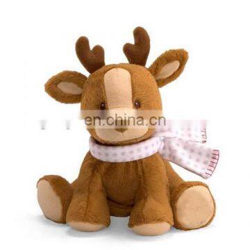 Best gift for Christmas Cute 12inch light brown Plush reindeer toys