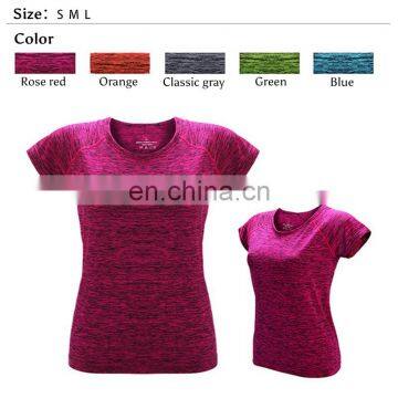 Women sweat activated Shirt compression garments Yoga t-shirt