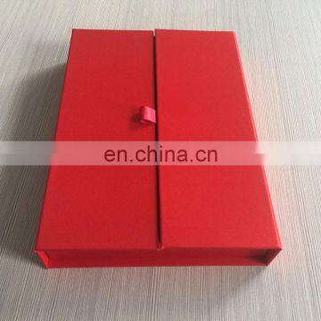 Nice and hot sale red custom jewelry gift boxes for small goods