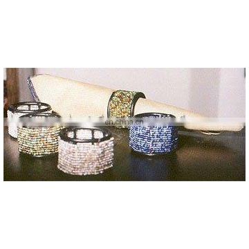 Beaded Napkin Ring Any Colours