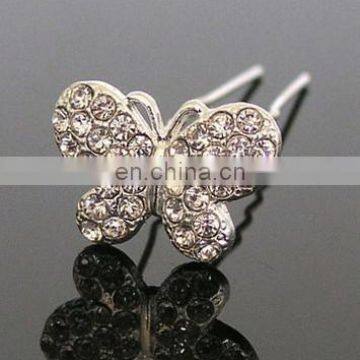 Made in china cheap promotional butterfly hair bobby pin