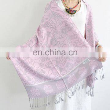 100% cotton custom digital printing wide pashmina shawl