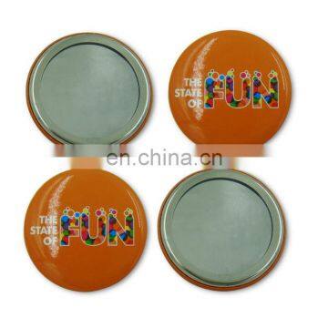 Manufactory Unfoldable Tinplate Make Up Mirror For Promotional Premium