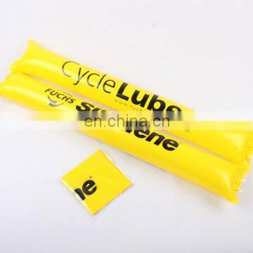 pe plastic inflatable type logo printing clapper stick