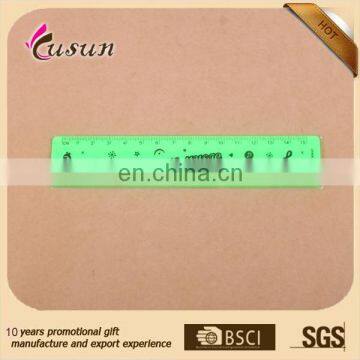 15cm plastic scale ruler printed by heat-transfered method