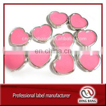 Professional Souvenir Factory Heart Shape And Hanging Bag Use Custom Fashional Lady Pin Soft Enamel Metal OEM Bag Hanger