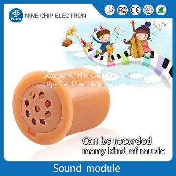 Battery music box light sensitive sound module for toy