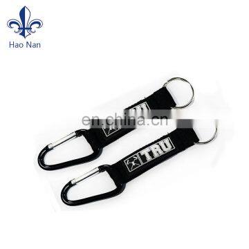 climbing carabiner keychain with custom design