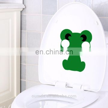 Removable Vinyl Art Toilet Seat Stickers For Home Decor