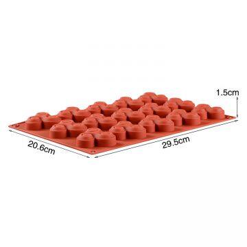 Free Sample Food Grade Heat resistant Nontoxic Silicone Cake Mold Baking Mousse Pudding Mold Tool Fingertip