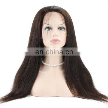 Natural Color Free Lace Wig Samples Yaki Human Hair Wig Long Remy Hair Full Swiss Lace Wigs photo-6
