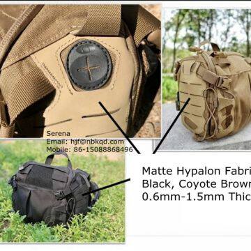 0.6mm Black Hypalon Coated Polyester Fabric for Tactical Vest photo-5