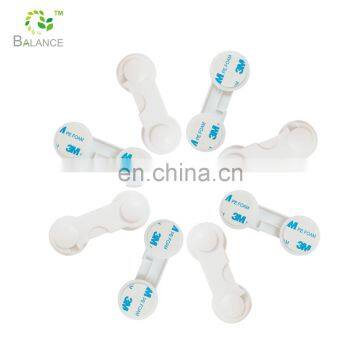 Kid Safe Lock Hoom Use Lock Baby Safety Furniture Cabinet Baby Safety Cabinet Lock White Color