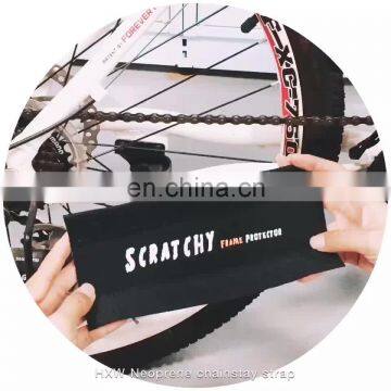 Anti friction convenient smart neoprene chain stay protector guard cover