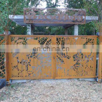 China manufacturer antique metal gate trellis for garden buildings