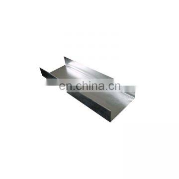 Low cost professional black or galvanized high quality u purlin