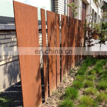 Corten Steel Fence Panels Laser Cut Landscape Fencing