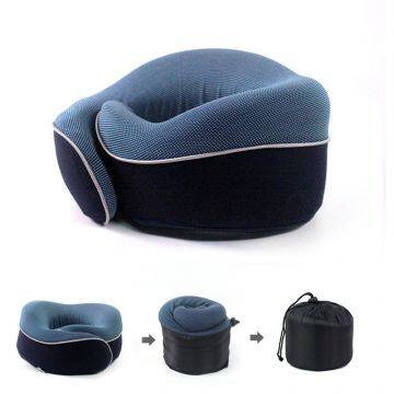 Office Nap Rest & Travel Foldable Memory Foam U Shaped Car Neck Pillow