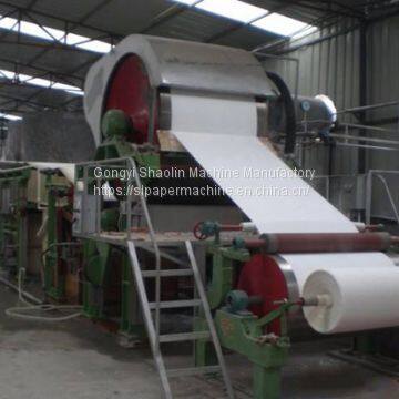 Small Investment Equipment 2ton per Day Cheap Price 1092mm Toilet Paper Machine photo-3