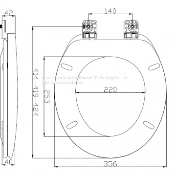 Economical PP Round Toilet Seat Cover photo-2