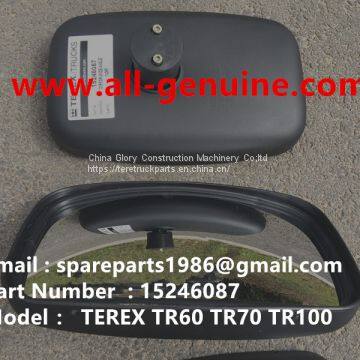 TEREX 15246087 MIRROR WIDE ANGLE TR100 TR60 TR70 TR45 TR50 MT4400AC OFF HIGHWAY RIGID DUMP TRUCK MINING HAULER TRANSMISSION