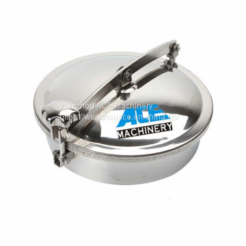 Stainless Steel Upper Seal Normal Pressure Round Tank Hatch Cover Circular Manway photo-3