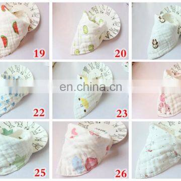 100% Cotton 8 Layers Baby Bibs Kids Infants Letter Gauze Washed Water Bath Towel High Quality Custom Baby Bibs photo-4