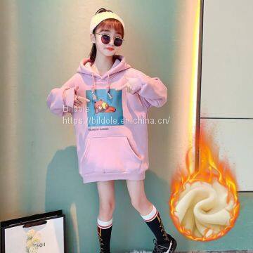 Cute Cartoon Hooded Plush Children's Sweate photo-4