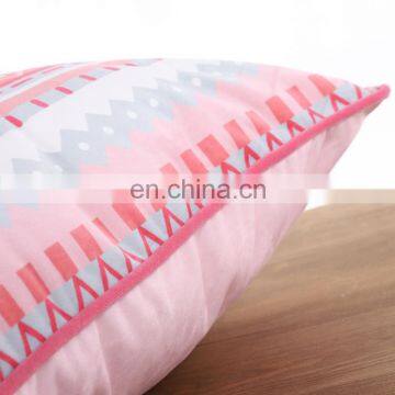 Высококачественные уютные декоративные полосатые квадратные наволочки для подушек из бархата с индивидуальным принтом photo-5