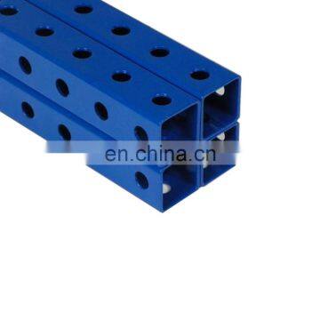 6063 Square aluminum tube perforated