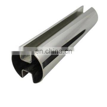 hot sale stainless steel groove tube 304 201 for decoration