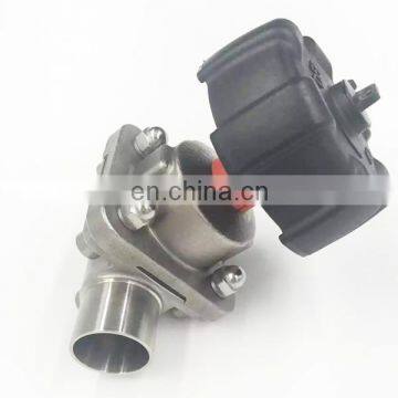 OEM Sanitary Casting CF8M Stainless Steel 2-Way Diaphragm Valve With Butt Welded Tube O.D photo-4